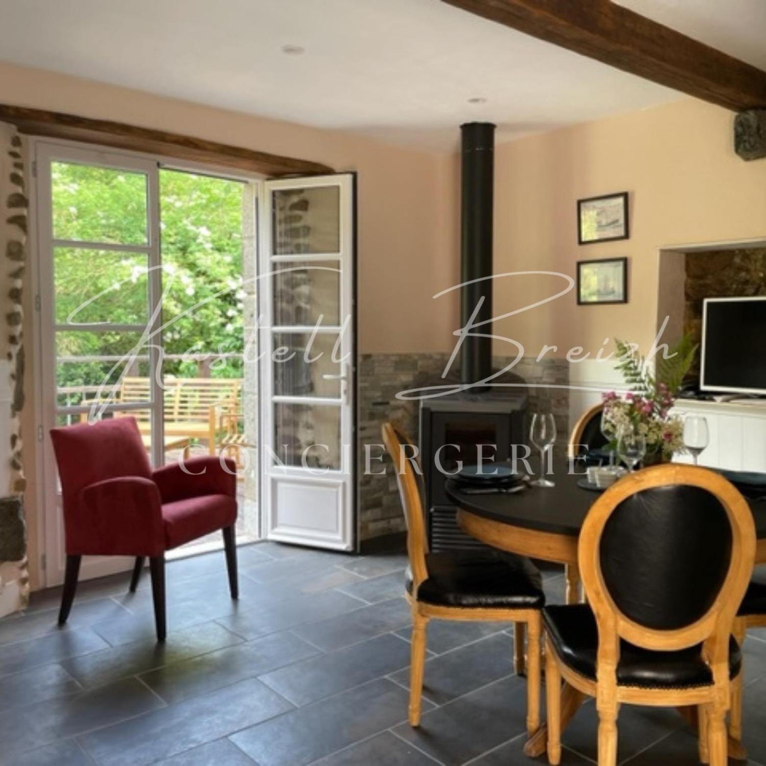 Вилла La Familiale Du Manoir De Kerollivier Saint-Gilles-Pligeaux Экстерьер фото